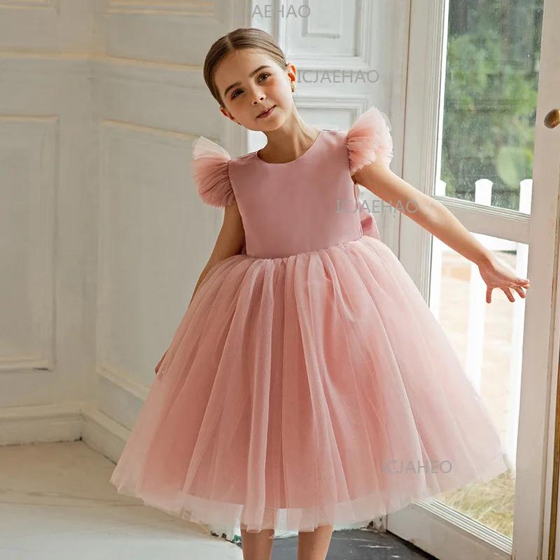 Robe de princesse en tulle pour filles, idéale pour le premier anniversaire, les fêtes d'enfants, le