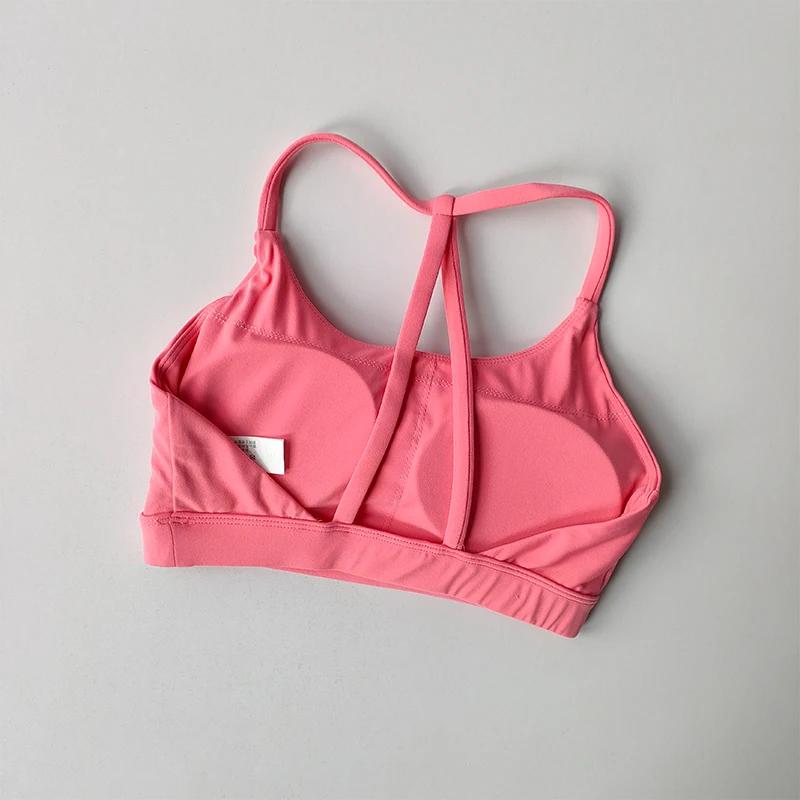Soutien-gorge de sport dos nu pour femmes - Antichoc fitness, yoga, course séchage rapide