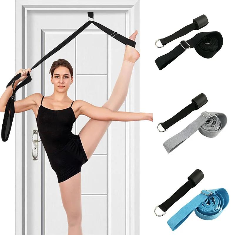 Sangle d'étirement jambe flexibilité - Porte, yoga, ballet et entraînement féminin