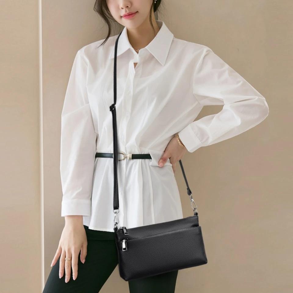 100% sacs à main et sacs à main en cuir véritable concepteur peau de vache femmes sacs sacs à bandou