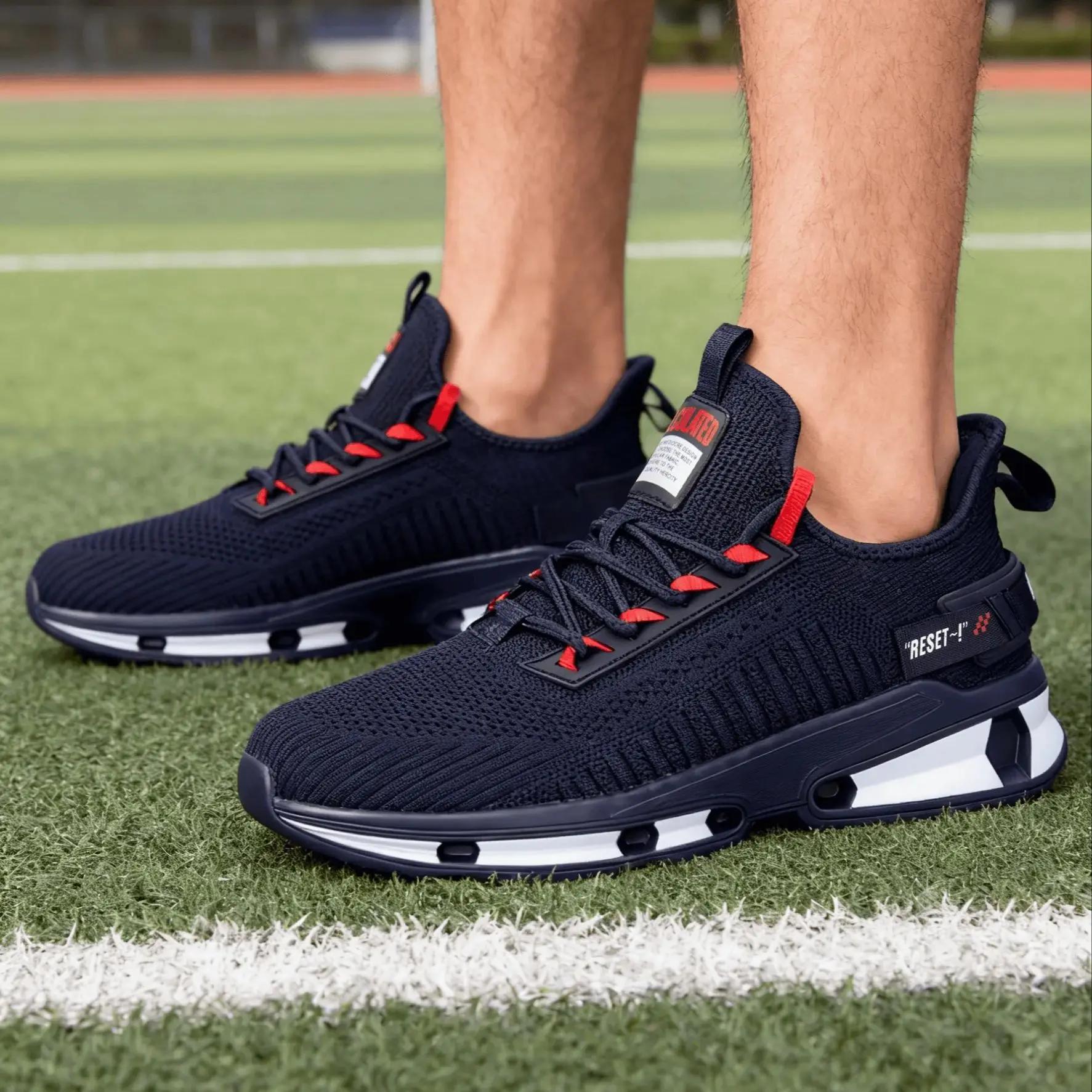 Baasploa – chaussures de course pour hommes, baskets de sport classiques respirantes en maille, conf