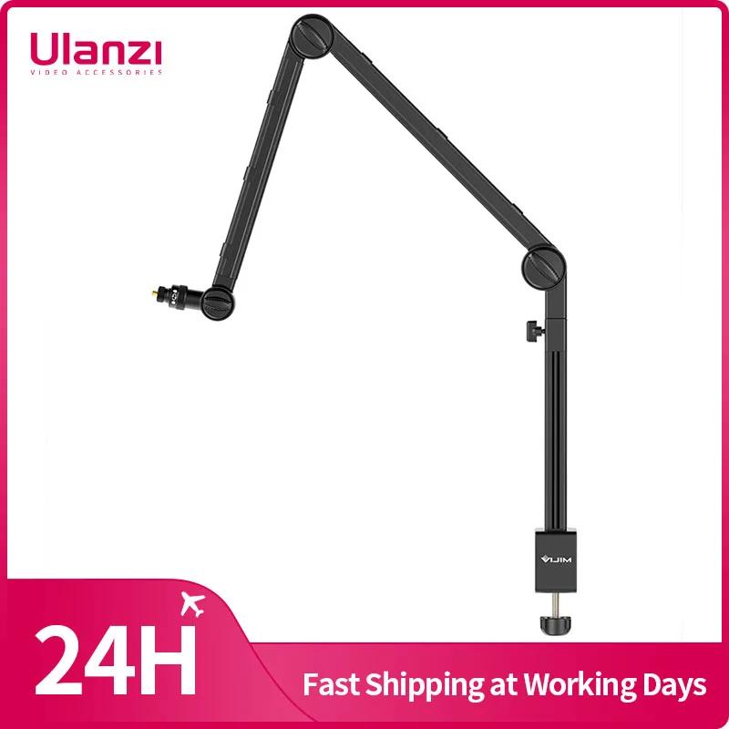 VIJIM LS24 support de bras de flèche de Microphone de bureau étendre 1/4 ''3/8'' 5/8 ''vis 90 ° Su