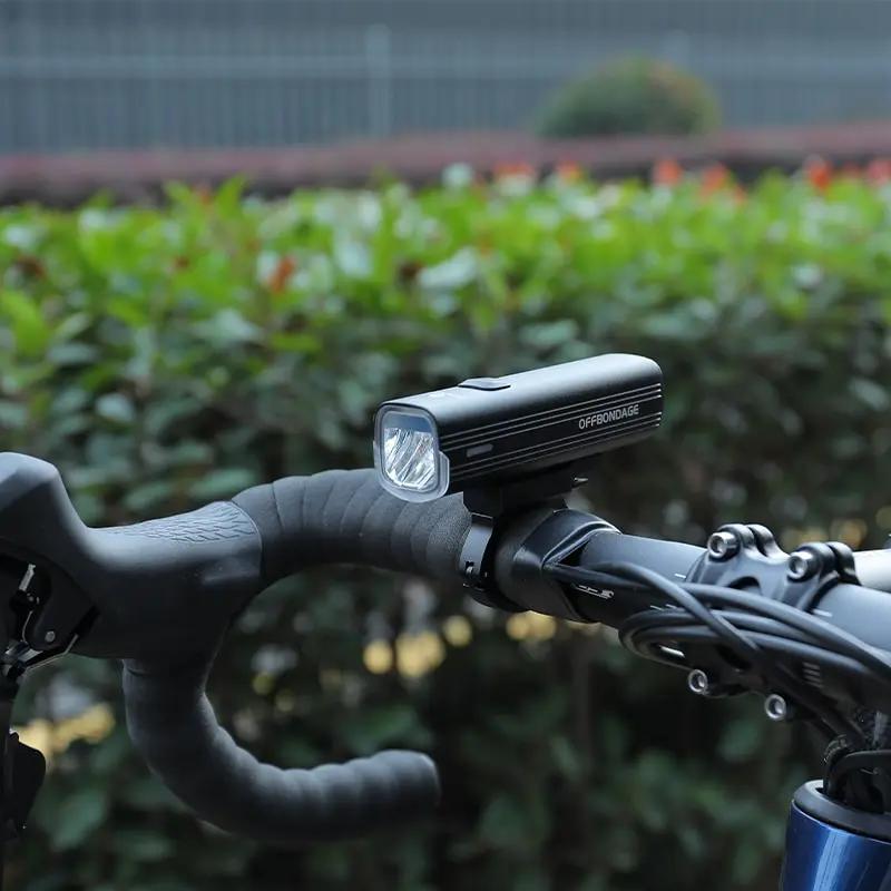 OFFBONDAGE Vélo Lumière 1000Lumen Vélo Phare Banque de Puissance Lampe de Poche Guidon USB Charge VT