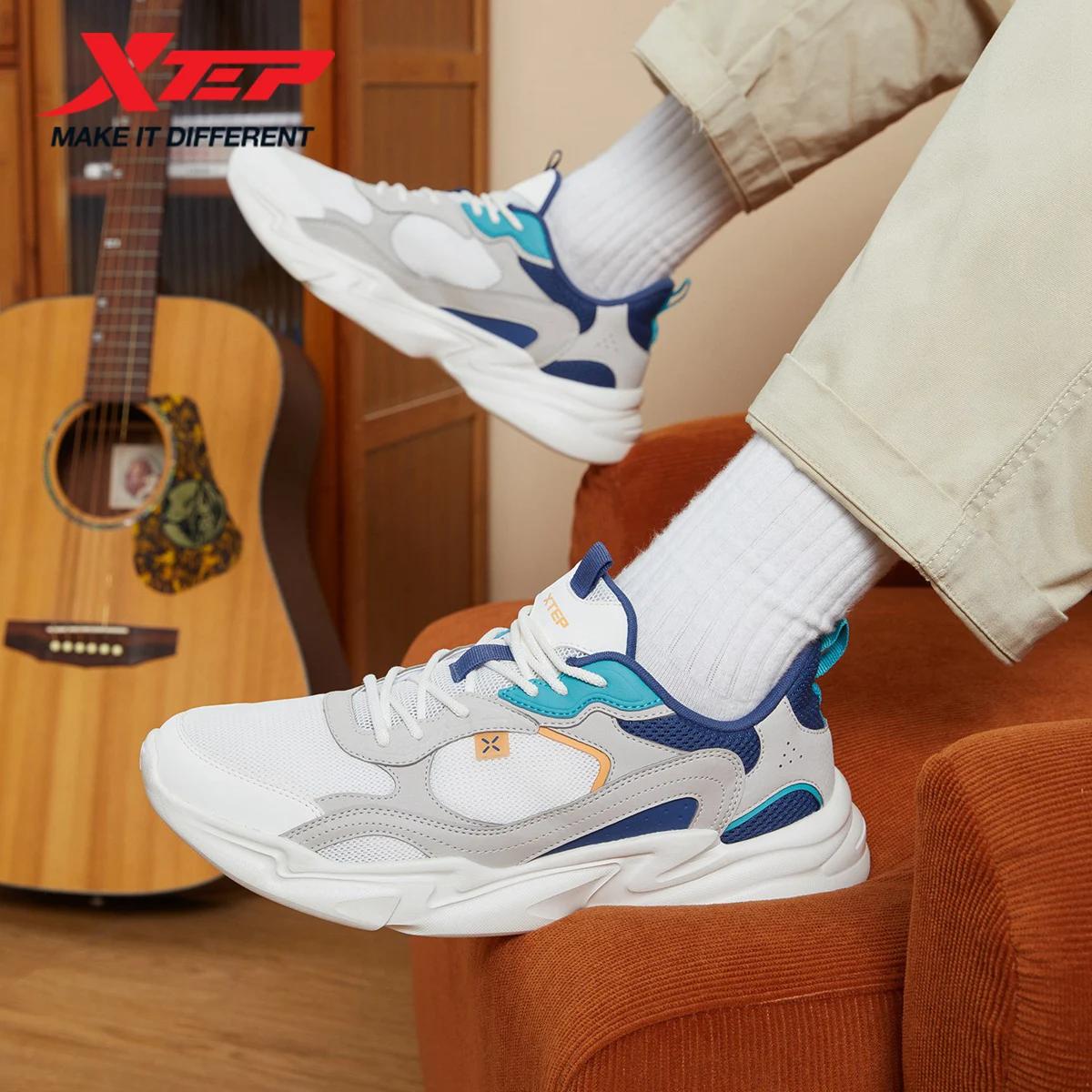 Xtep chaussures de marche pour hommes décontracté mode Trekking soutien extérieur confortable respir
