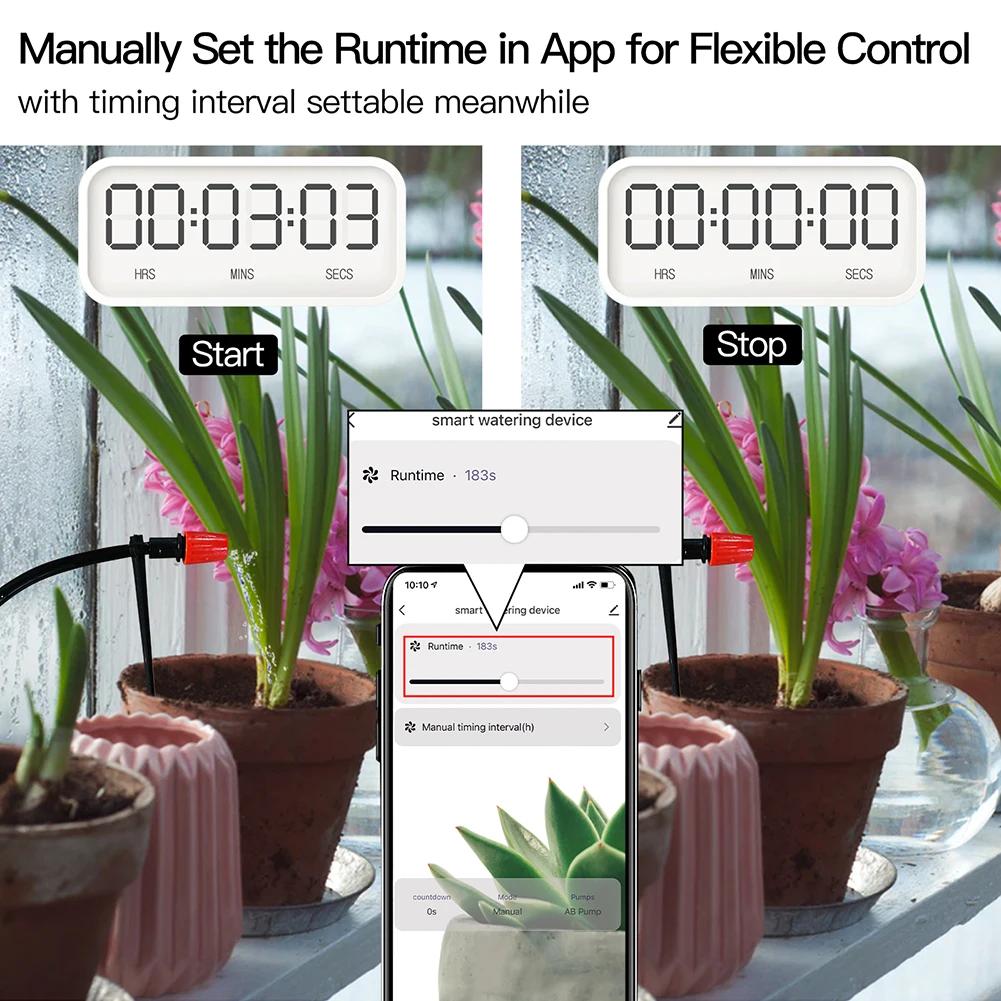 Machine d'arrosage intelligente WiFi Tuya, système d'irrigation automatique à Micro-goutte, système