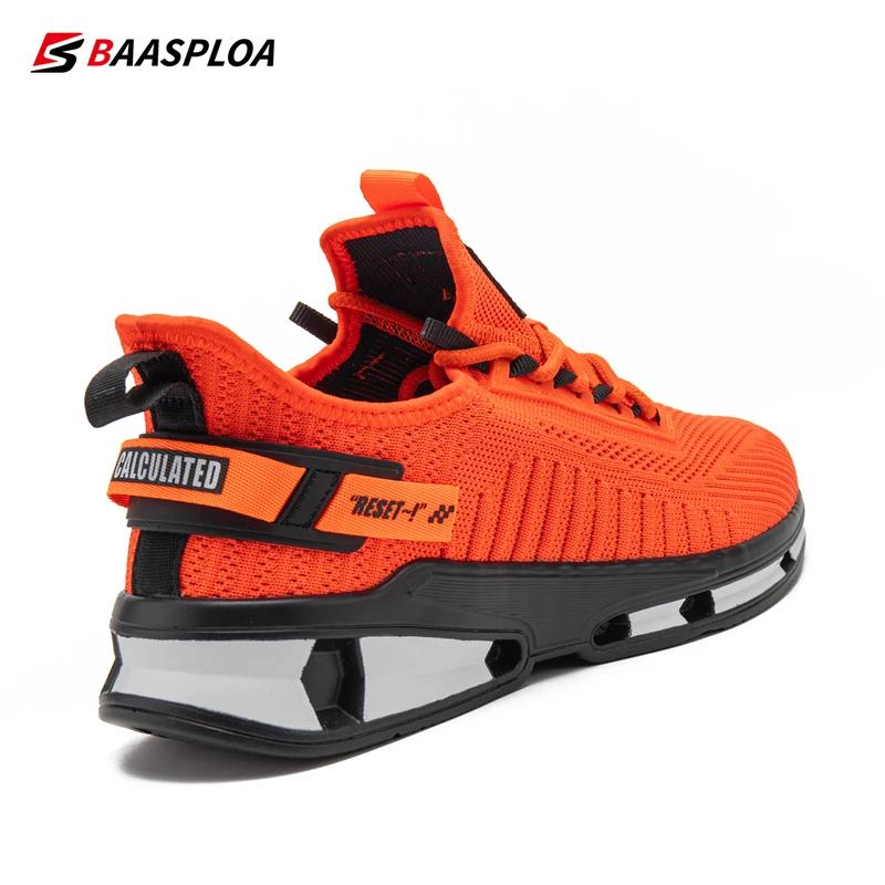 Chaussures de course légères Baasploa homme 2023 - Baskets maille lacets pour sport plein air