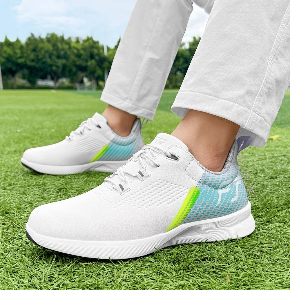 Chaussures de Golf respirantes pour hommes, baskets de golfeurs professionnels, antidérapantes, de m