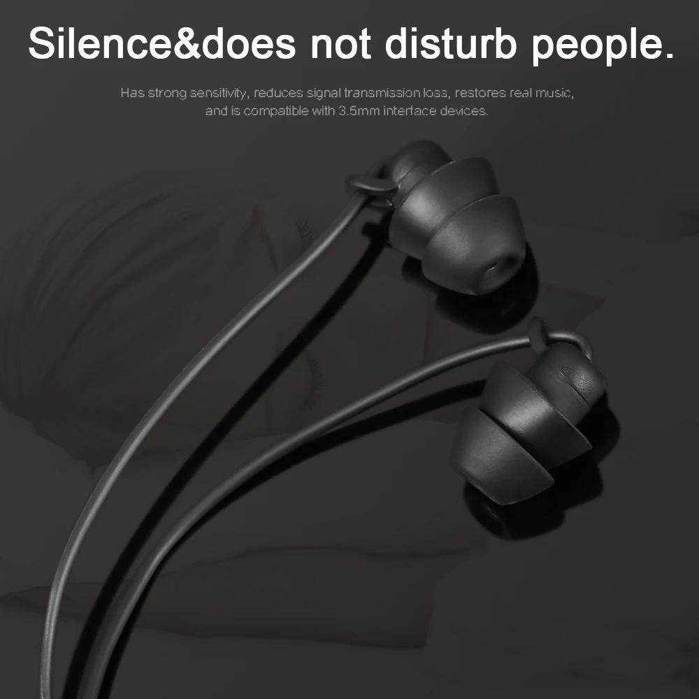 Écouteurs de sommeil intra-auriculaires avec suppression du bruit, écouteurs filaires HiFi pour télé