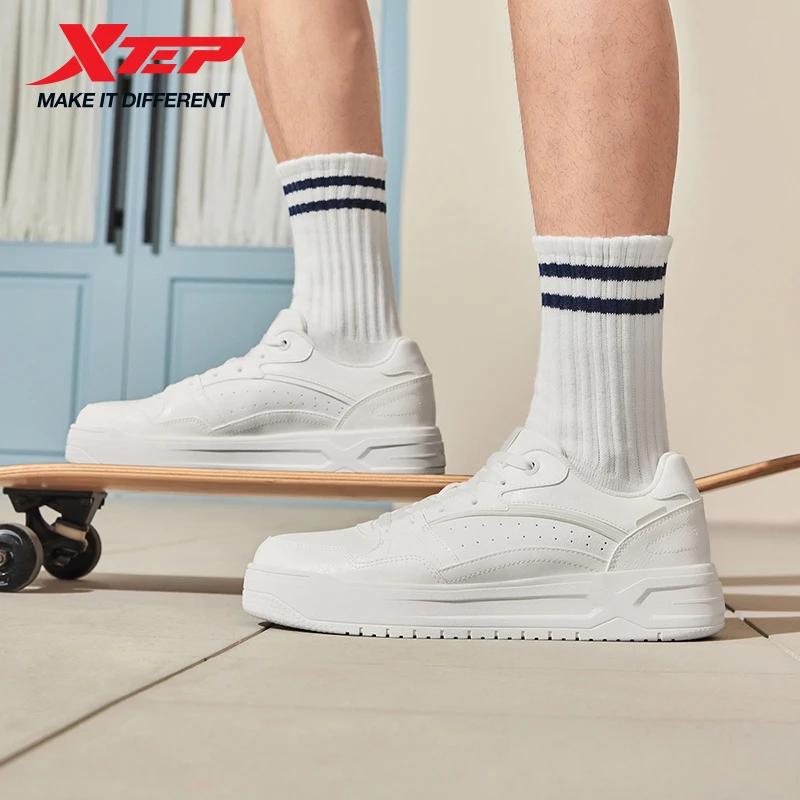 Xtep chaussures de skateboard 2025 été chaussures de sport légères semelle épaisse bas à la mode Sty