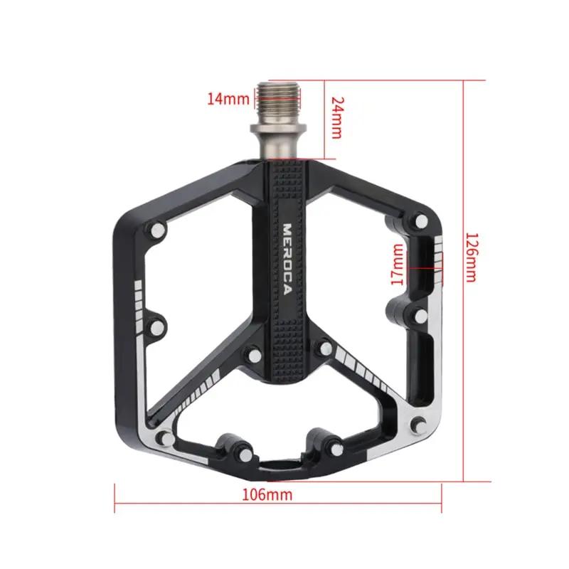 Pédales de vélo Scellé DU Roulement Antidérapant Pédale Montagne Vélo De Route En Alliage Plate-Form