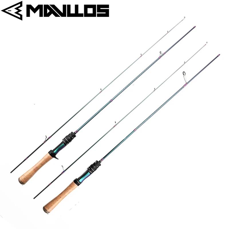 Canne à pêche à la truite Mavllos Rancy avec pointe solide UL rapide, leurre 0.6-8g ligne de canne à