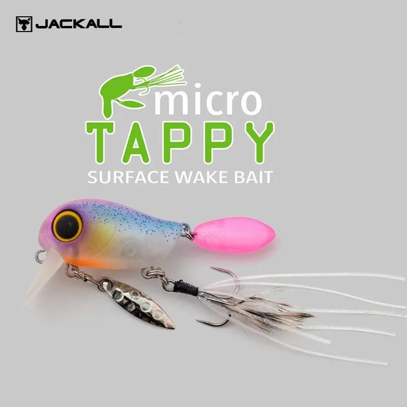 Jackall-Leurre flottant de type micro-tape, appât Élidéal pour la pêche en surface, 54mm, 4.8g