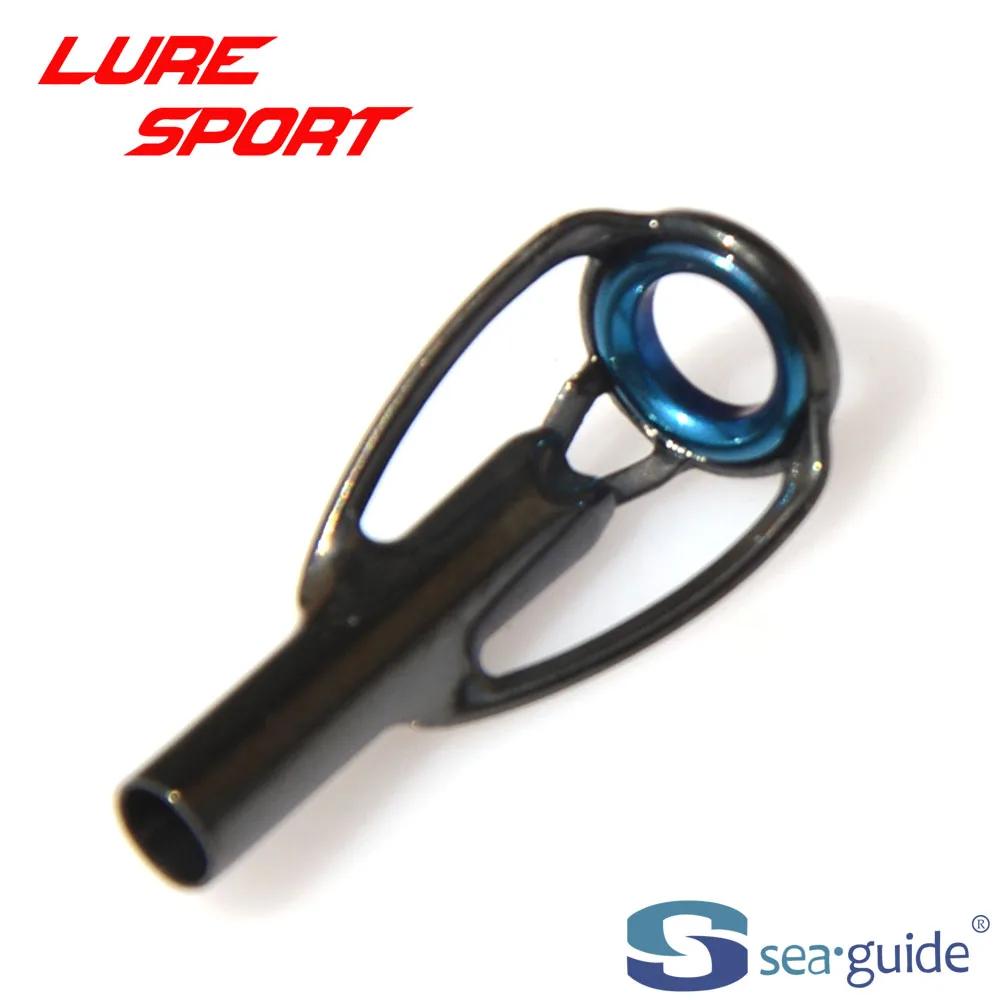 SeaGuide jeu guides rotation bleu LS anneau cadre acier noir - 9 à 12 pièces pour réparation pêche création DIY