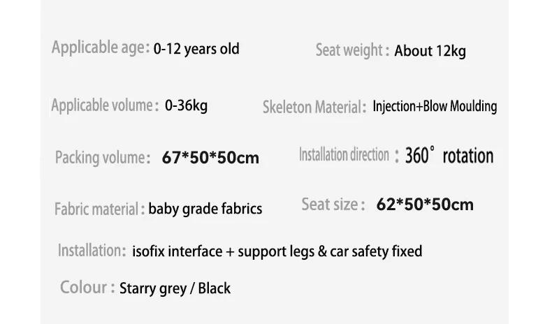 Sièges auto pour bébé Sièges auto de sécurité pour bébé, siège auto ISOFIX, siège auto ECE R129, reh