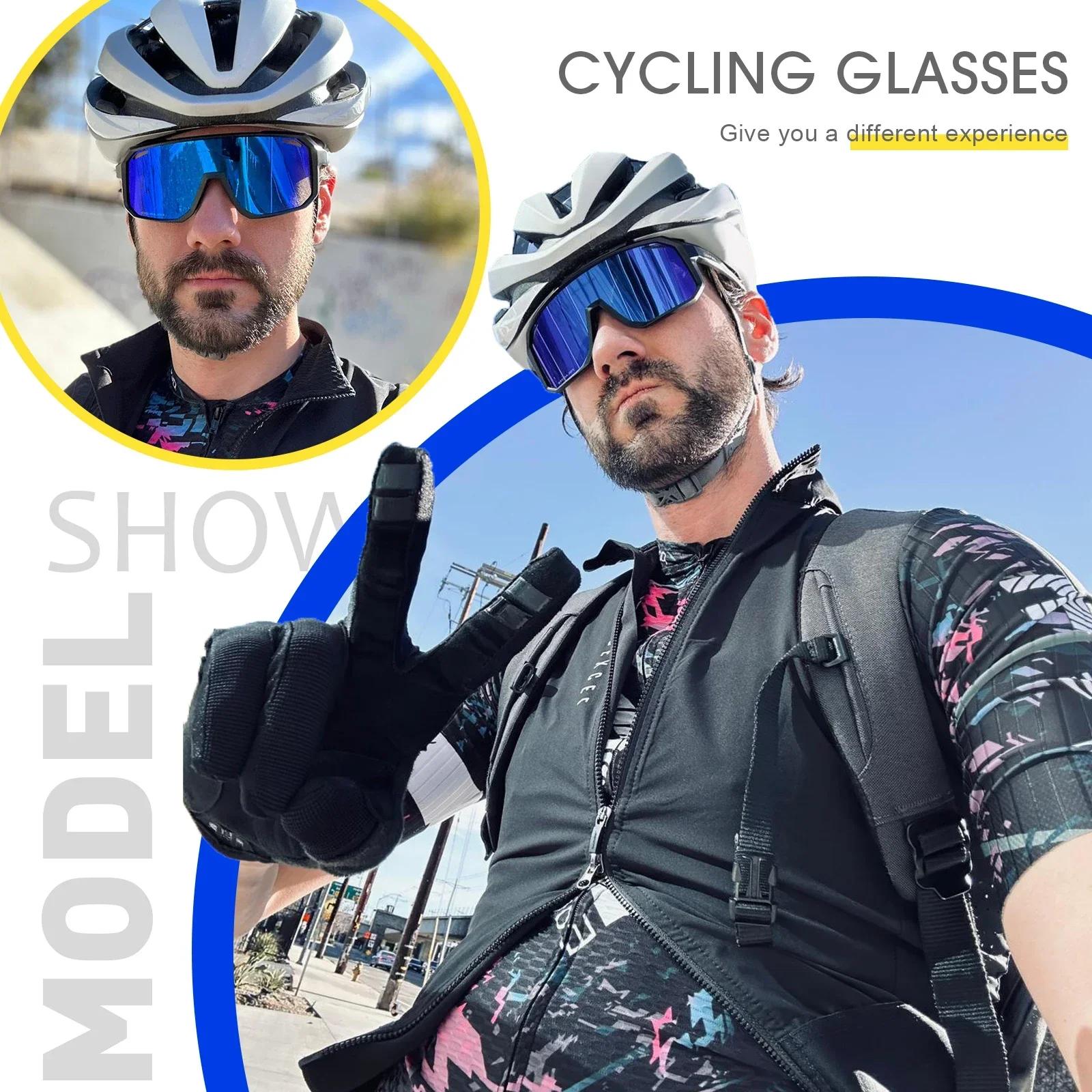SCVCN-Lunettes de soleil de cyclisme pour hommes et femmes, lunettes de protection sportive, vélo de