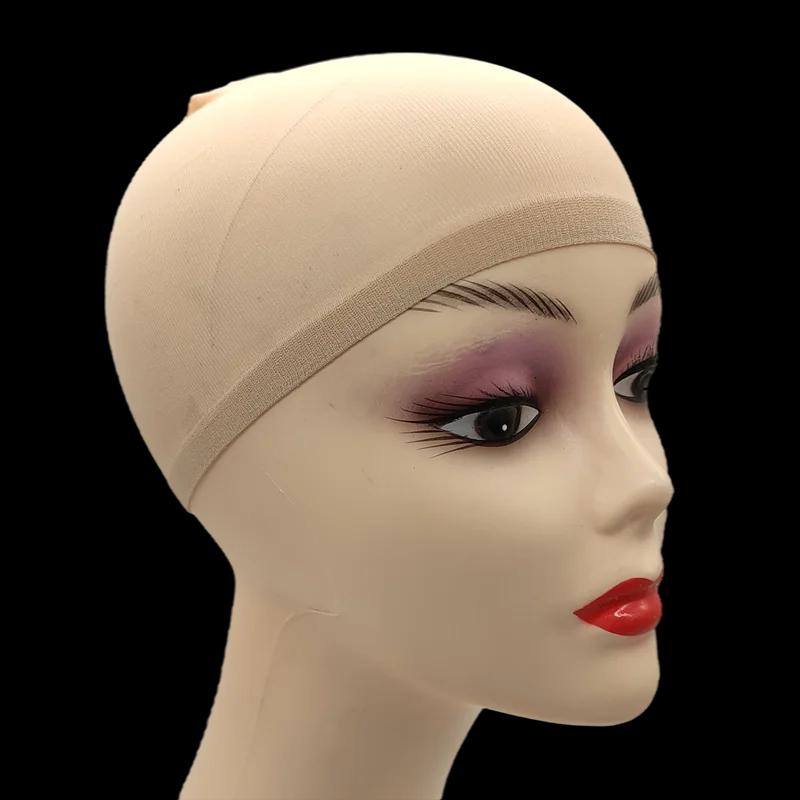 2 pièces/sac bas supérieur bonnet de perruque filet pour tissage de cheveux filets de perruque noir