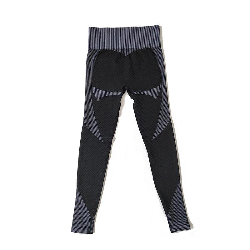 Leggings de yoga imbibés sans couture pour femmes, pantalons de yoga, vêtements avec fermeture éclai