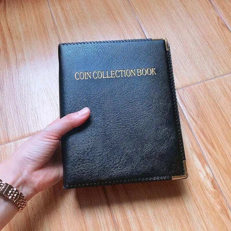 Livre de Collection de pièces de monnaie de grande capacité, 480/120 pochettes, classeur de pièces d