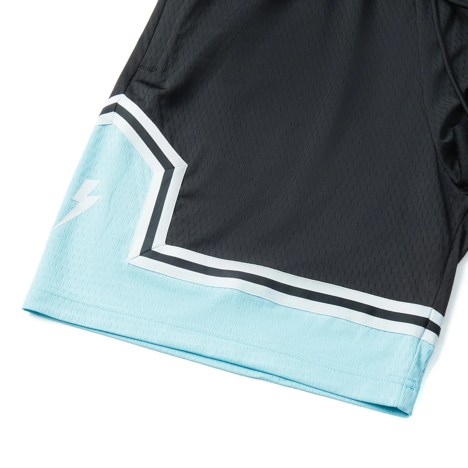 Li-Ning Short de compétition Wade pour homme AT DRY en polyester, coupe régulière, respirant, bas de