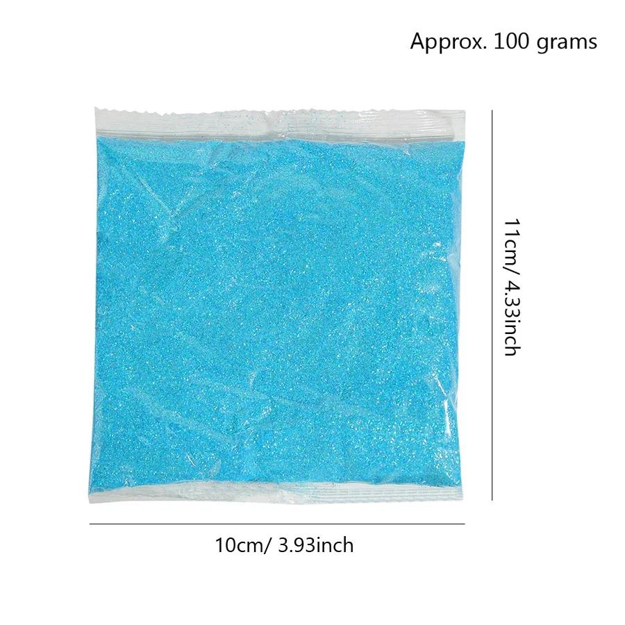 Poudre de paillettes Extra Fine pour ongles, 100g, en vrac, pour modèles de pointes d'art des ongles
