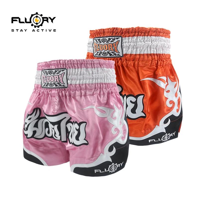 FLOURY Tai Shorts de boxe pour hommes et femmes Vêtements d'entraînement d'arts martiaux Pantalons d