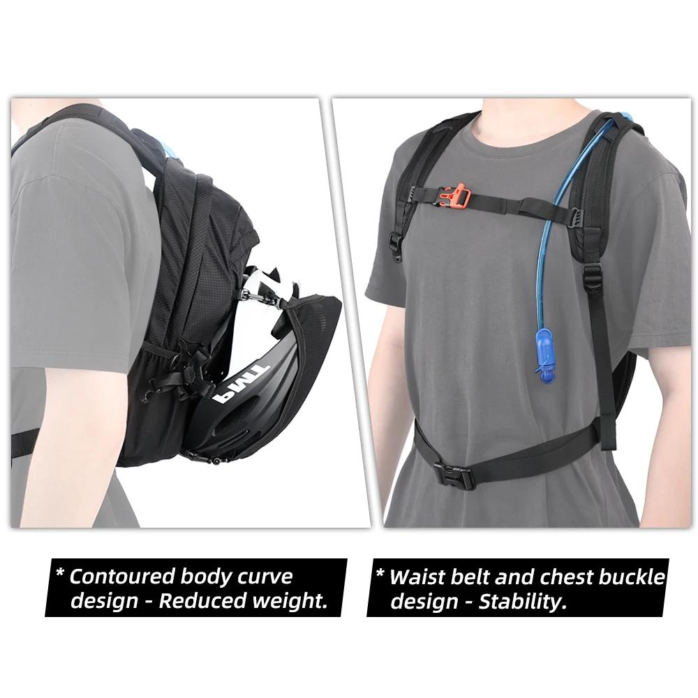 Bal inowalk-Sac à dos d'équitation de moto, sac à eau de grande capacité, sac de course de camping s