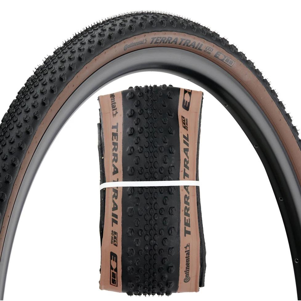Pneu Continental Terra Trail ProTection 700x35c prêt Tubeless pour vélo gravel et cyclocross