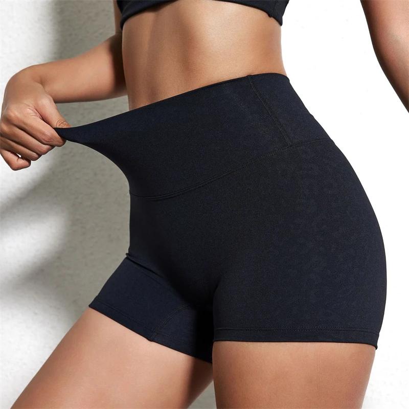 Short de yoga taille haute pour femmes leggings courts - Extensible confortable course cyclisme grande taille
