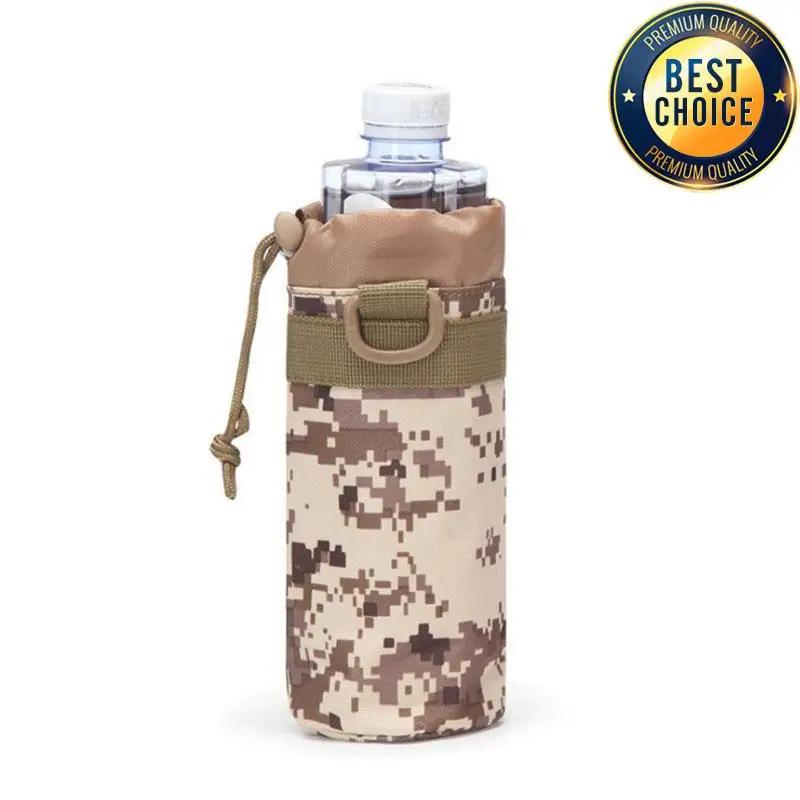 Pochette de bouteille d'eau de chasse, support de bouilloire Molle d'extérieur, Camping randonnée cy
