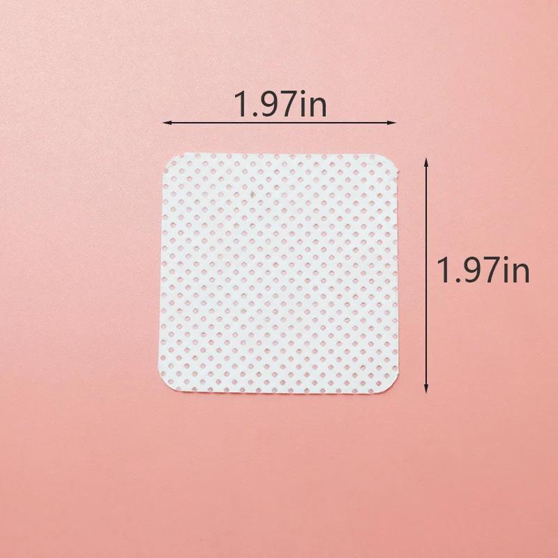 Lingettes pour ongles non pelucheuses, dissolvant de vernis à ongles, colle pour Extension de cils,