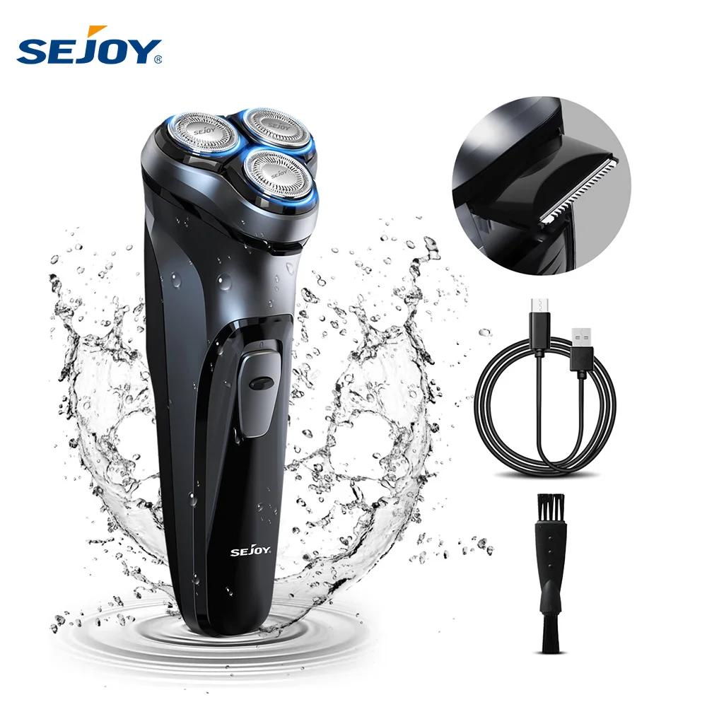 Rasoir électrique Sejoy BLASTO1 pour hommes, rasoir électrique rechargeable, tête flottante triple,