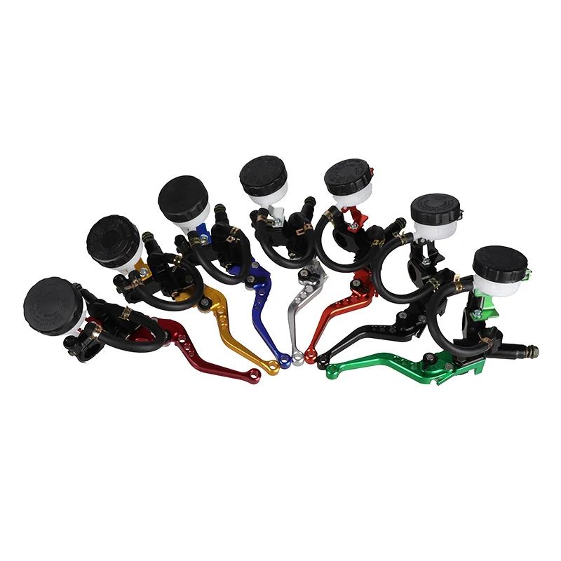 Kit universel de leviers de réservoir de maître-cylindre de frein d'embrayage réglable de moto CNC p