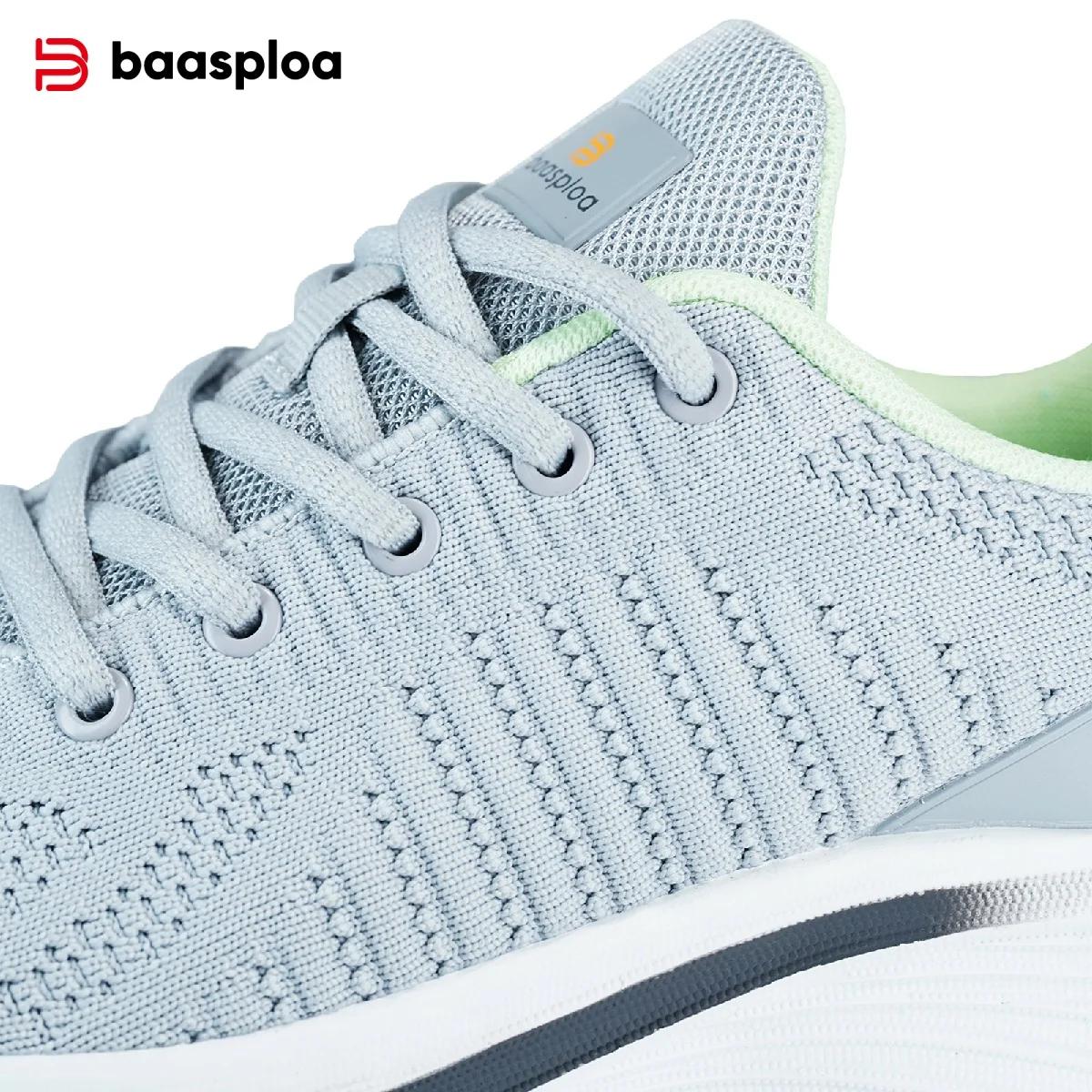 Baasploa femmes chaussures de course confort léger chaussures de Sport nouvelle maille respirant bla