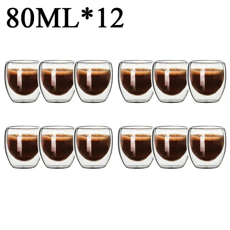Tasse en verre borosilicaté à double paroi, haute teneur en borosilicate, degré de chaleur, thé, lai