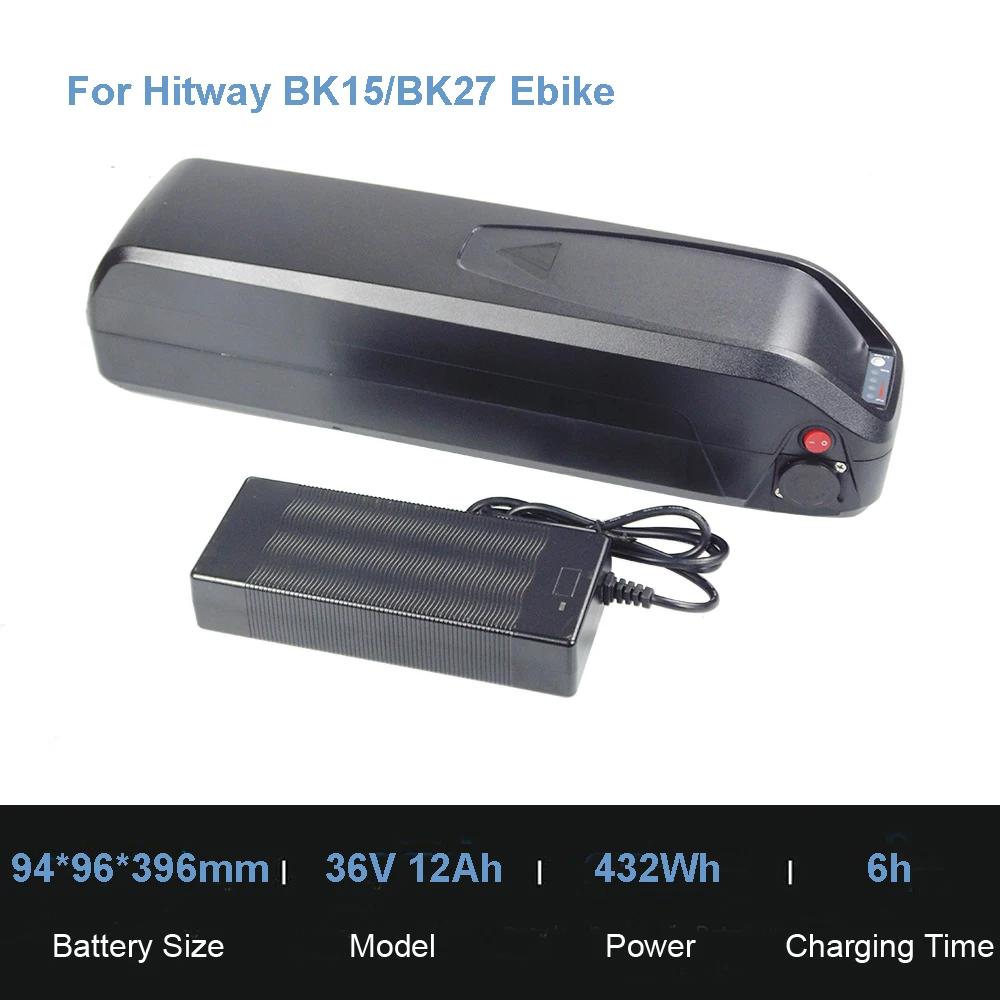 Batteries de vélo électrique 36V 48V 12Ah 15Ah 20Ah batterie Li-ion pour Hitway Colorway BK15 BK27 B