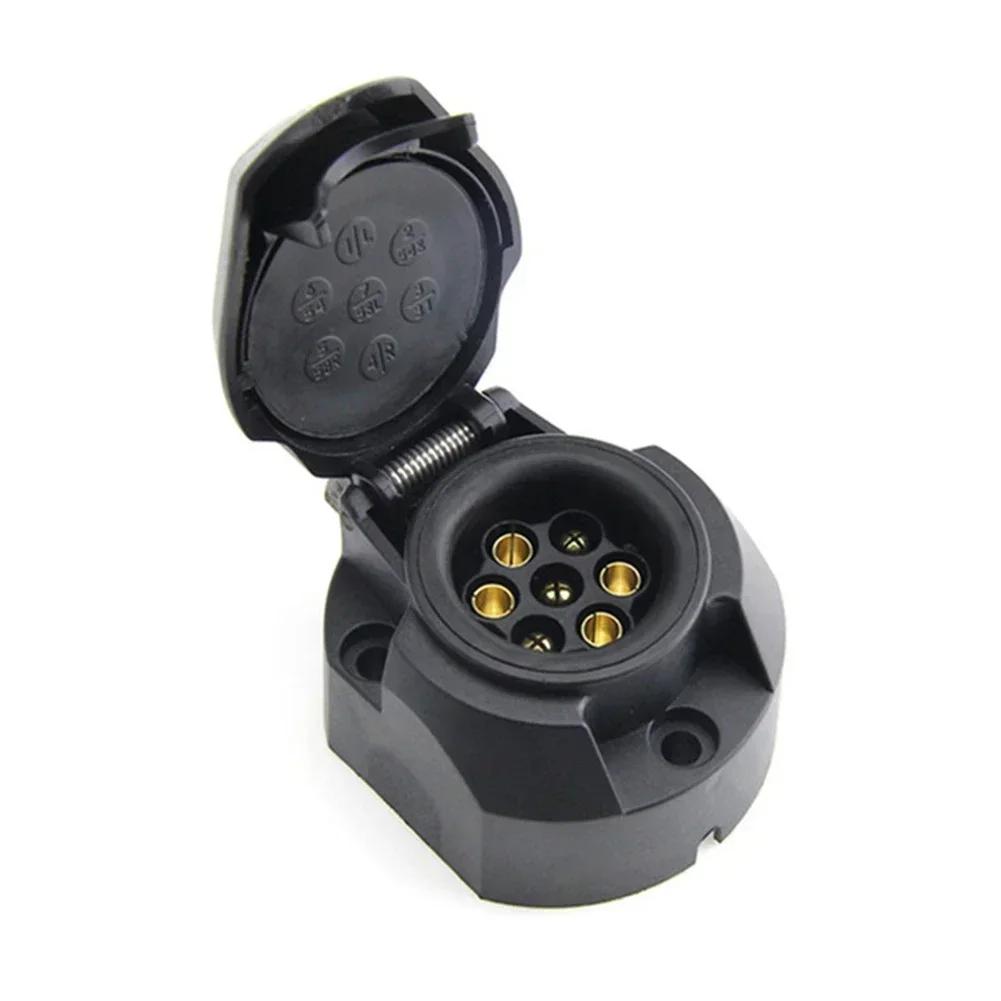 Prise modifiée pour voiture, Standard européen, 7 broches, 12V, prise et prise de remorque, adaptate