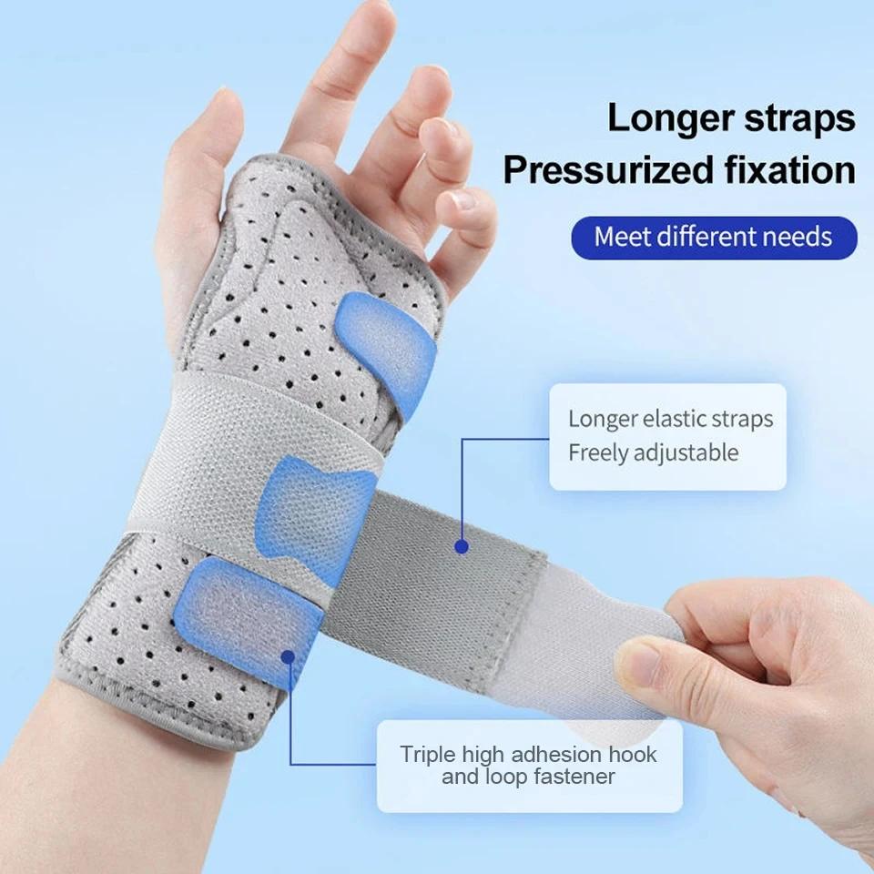LOOGDEEL-Attelle de support de poignet respirante pour homme, attelle professionnelle, bracelet pour