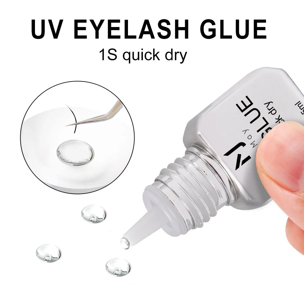 JOMAY colle UV colle à cils Extra forte colle à cils fournitures d'extension colle UV 5ML adhésif ét