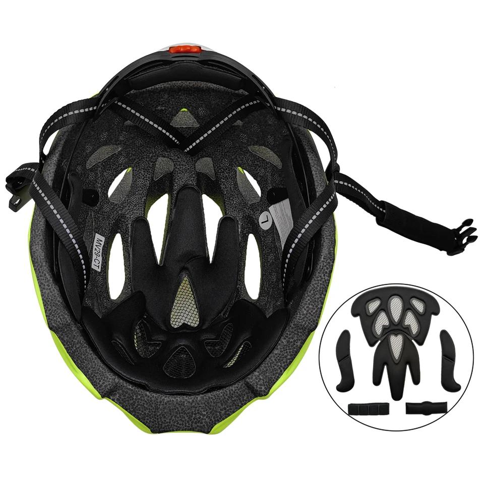 LOCLE-Casque de vélo moulé intégralement avec visière, casque de vélo de montagne, casque de vélo de