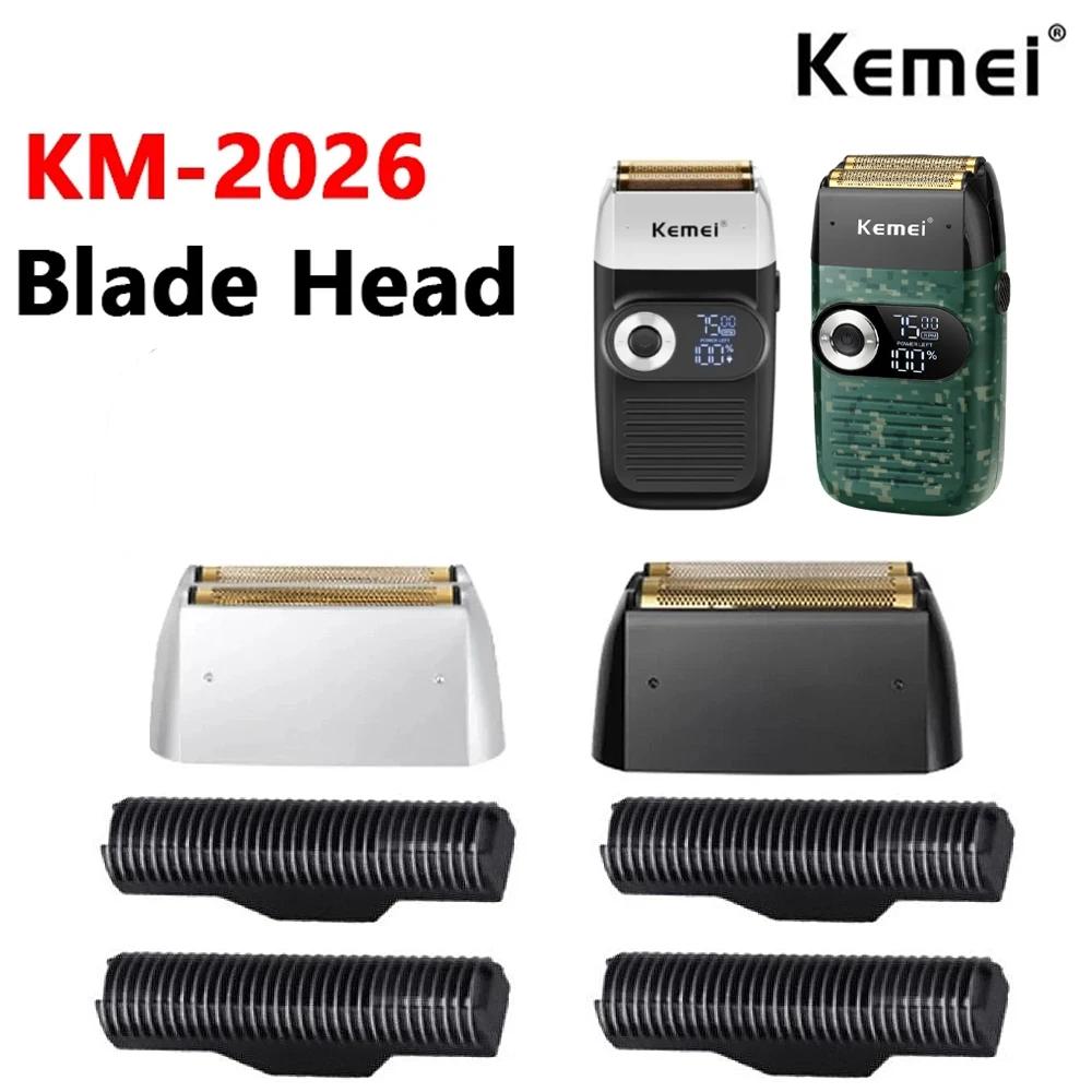 Kemei 2026 ensemble de feuilles de rechange professionnelles et de lames de coupe adapté au rasoir l