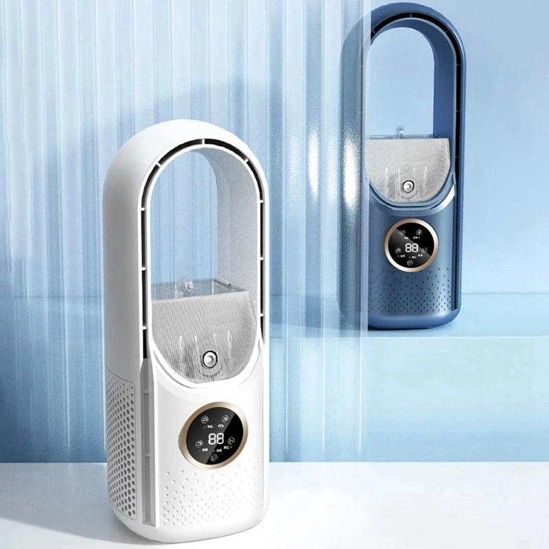 Refroidisseur d'air USB Portable, ventilateur électrique sans feuilles, minuterie silencieuse à 6 vi