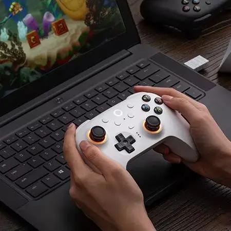 Manette sans fil 8BitDo Ultimate 2 avec joystick TMR, gâchettes à effet Hall, station de charge, Blu