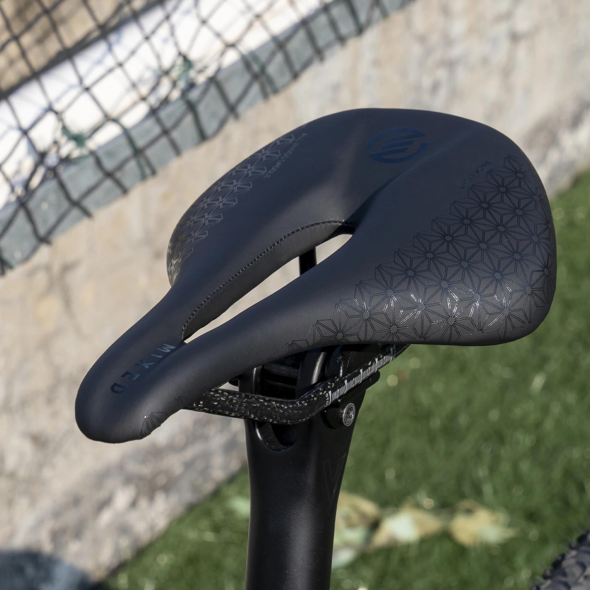 Selles de vélo en carbone mélangées 6D, siège de vélo de route et de montagne, pack de selles légère