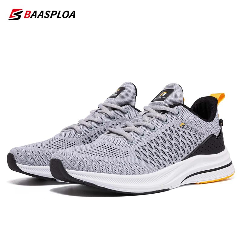 Baasploa chaussures de course pour hommes nouvelle mode léger maille respirant chaussures de marche