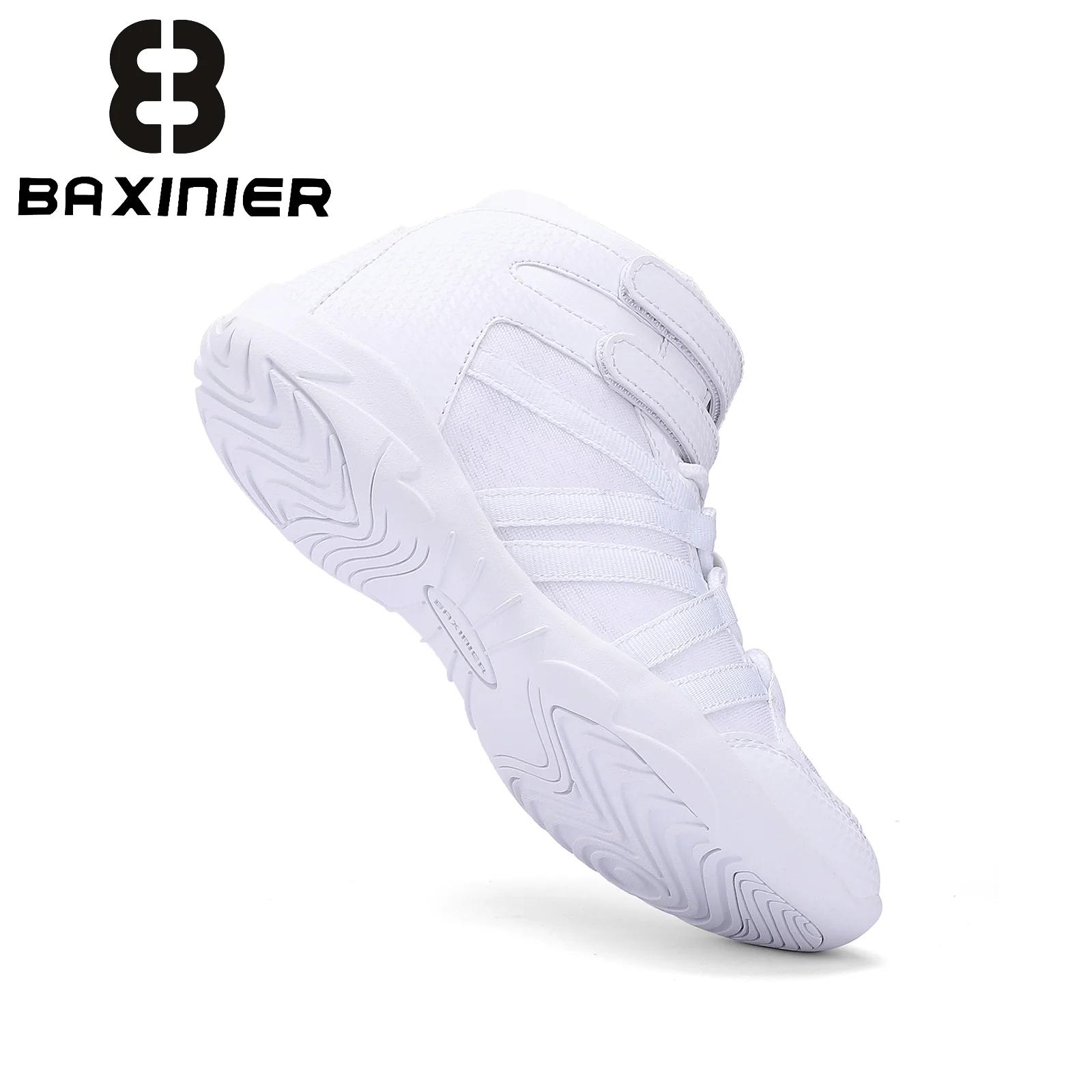 BAXINIER – chaussures montantes blanches pour filles, baskets de danse légères pour compétition de j