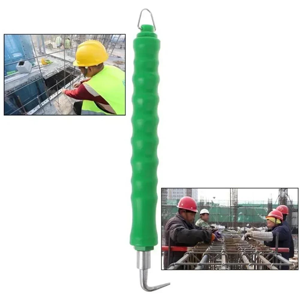 Twister de fil de barres d'armature semi-automatique, crochet d'attache en acier, pince de nouage de