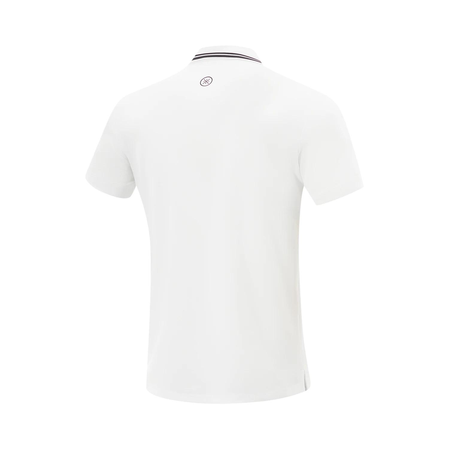 Li-ning T-shirt POLO Wade pour hommes AT DRY FREEZE 88% Polyamide 12% élasthanne à sec doublure resp