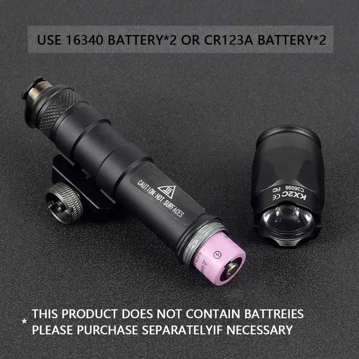 Surefir lampe de poche tactique M300 M600 M600C Scout lumière avec double fonction pressostat 600 Lu