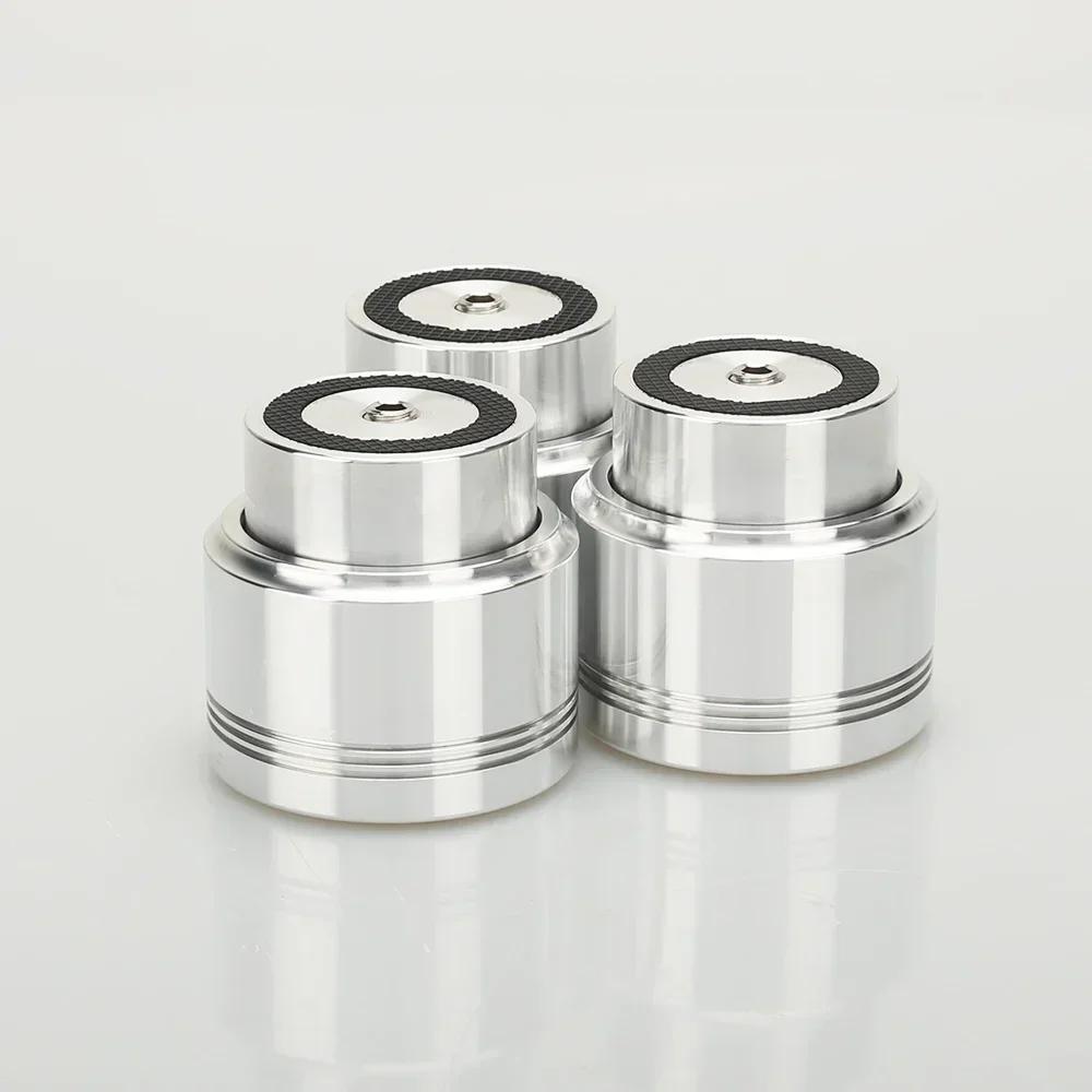 Haut-parleur flottant Maglev en alliage d'aluminium, support d'amplificateur, pointes de disques, le