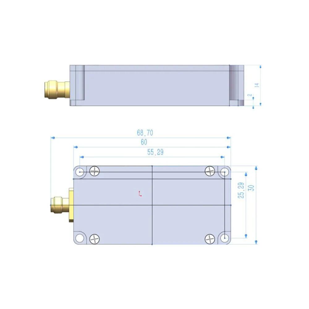 Détecteur de puissance de communication USB, 100K-10GHZ, RF, données d'exportation, logiciel de mesu